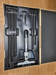 MITUTOYO 0 - 6 " DIGITAL DEPTH GAGE MICROMETER  .00005" NO 329 - Picture 1 of 4