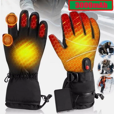 MARKLON Elektrische Beheizbare Motorradhandschuhe Wärmer Handschuhe Thermo mit Akku