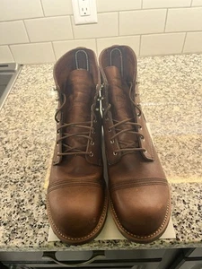 Red Wing Shoes Iron Ranger Heritage 8111 Men's Amber Size 11 E2 - Picture 1 of 7