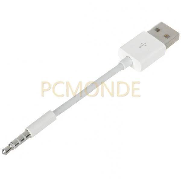 USB Charge / Sync Data Cable for iPod Shuffle 3rd/4th/5th Gen (MC003Z/M) - Image 1 of 1