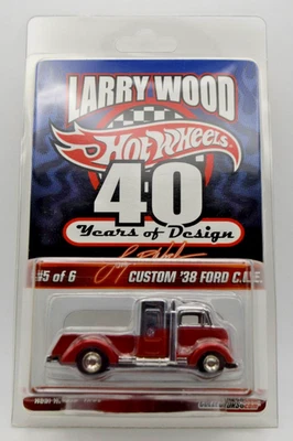 Ford COE #1139/5000 LOW# HOT WHEELS Larry Wood 40 Años Diseño Real Riders '38 Foto 1 de 3