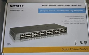Netgear GS750E 48-Port Gigabit Smart Managed Plus Switch with 2-Port SFP - Photo 1/3