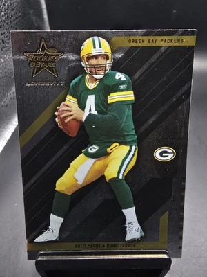 2004 Leaf Rookies & Stars Longevity Brett Favre #34 HOF - Green Bay Packers  - Image 1 of 2