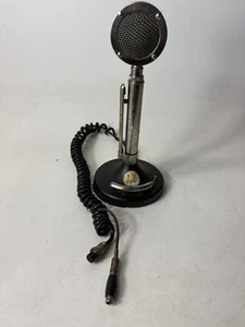 Vintage Astatic D-104 Microphone With Stand & Connector Untested - Zdjęcie 1 z 5