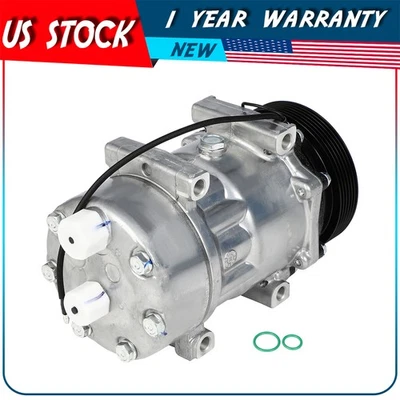 A/C Compressor Fits 1984-1987 Jeep Wagoneer 2.5L 1994-1995 Jeep Wrangler 4.0L - Image 1 of 4