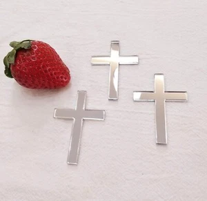 Christening Baptism Confirmation acrylic Cross decorative cake various colours - Picture 1 of 36
