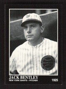 1993 Conlon Collection TSN   Jack Bentley #919 New York Giants