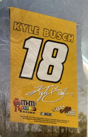 Kyle Busch #18 M&M’s-Joe Gibbs Racing-NASCAR-13”x18” GARDEN FLAG 2 SIDED-NEW-NOS Cover