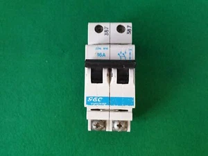 GEC Z216 16A Amp Double Pole Circuit Breaker 387 M16 - Picture 1 of 2