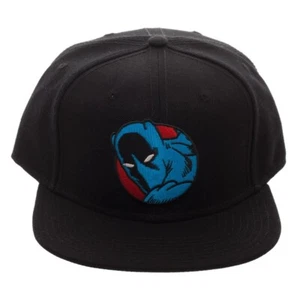 Baseballkappe neu mit Etikett Marvel Comics schwarz Panther bestickt verstellbar Druckknopflasche - Bild 1 von 9