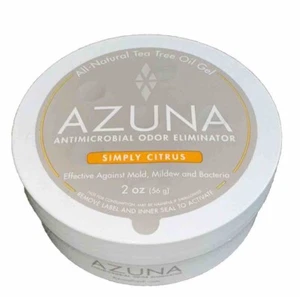 Azuna Antimicrobial Odor Eliminator Gel - Simply Citrus - 2oz Jar for Small Room - Picture 1 of 1