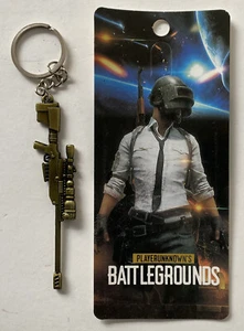 PUBG Playerunknown's Battlegrounds rifle gun Keychain Gaming Gift - Picture 1 of 2