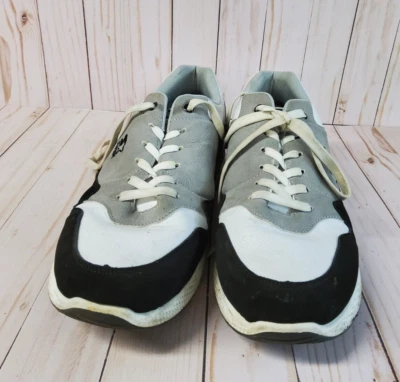 Zapatos informales para correr STARTER para hombre talla 13 estilo atlético negros, blancos y grises Foto 1 de 3