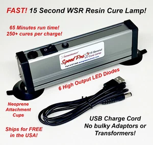 SpeedPro 15 Second UV Resin Cure Lamp Ultraviolet Black Light Windshield Repair - Picture 1 of 6