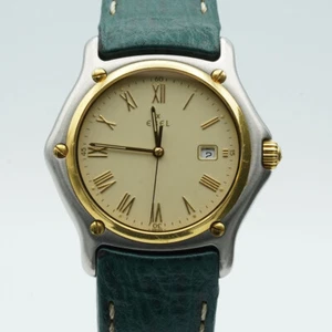 Ebel 1911 Men's Watch Steel/Gold 37MM 4 Top Condition Orig. Leather Bracelet - Picture 1 of 11
