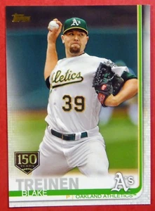 2019 Topps Series 1 Blake Treinen 150 Year Anniversary Parallel #147 (Athletics) - Picture 1 of 1