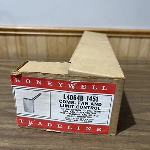 NEW Honeywell Tradeline Combination Fan and Limit Control L4064B 1451, 11.5" NOS - Picture 1 of 15