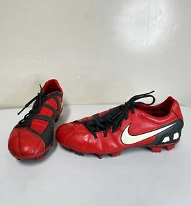 Nike Men’s 8 Total 90 Shoot III 3 FG 385402-611 Red Soccer Boots Cleats - Picture 1 of 13