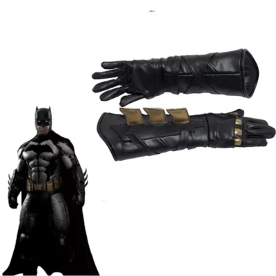 Justice League Batman Gloves Bruce Wayne Cosplay Costume Accessories Halloween - Image 1 of 3