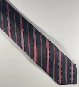 Italo Ferretti Neck Tie SILVI MARINA 100% Silk Gray Pink Blue Designer 62x3.5 - Picture 1 of 8