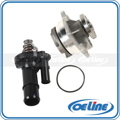 Fit 2004 Ford Focus 2.0L DOHC Water Pump w/ Thermostat Housing Assembly  - Image 1 of 4