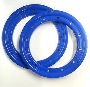Pair 10" Atv Beadlock Rings for Alba Racing DWT Goldspeed beadlock Wheels - Picture 1 of 2