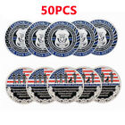 50 Pcs Thank You For Your Service Challenge Coin God Bless The Police Coin