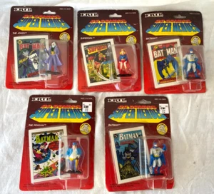 DC Comics Super Heroes Druckguss Figuren von ERTL 5er Set Superman Batman 1990 Neu in Verpackung - Bild 1 von 6