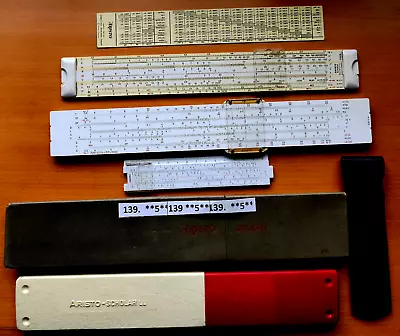 0139 **5****  3 Stück Rechenstäbe :  Faber - Castell , Aristo - Bild 1 von 4