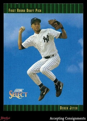 1993 Select #360 Derek Jeter RC Rookie YANKEES - Image 1 of 2