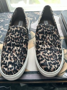 Steve Madden Women's Ecentrcq Leopard Slip-On Sneakers - Size 8.5 - Picture 1 of 5