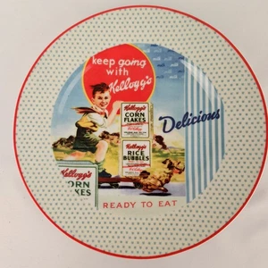 Kelloggs Vintage Style Plate 2012 8in Portmeirion 1950s Diner Breakfast - Picture 1 of 5