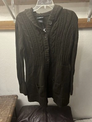 Vestido Suéter "It's our time" Mujer Talla XL Marrón Almendra Tejido Acanalado Suave Nuevo Foto 1 de 4