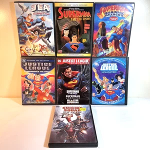 7 DC COMICS ANIMATED MOVIES (DVD) Animation Adventure Superhero Sci-Fi - Picture 1 of 23