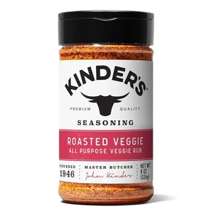 2 PK Kinder's Roasted Veggie All Purpose Veggie Seasoning, Rub 8 oz. EXP 6/2026 - Picture 1 of 6