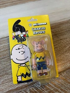 CHARLIE BROWN Bearbrick 100 (Medicom Toy Snoopy Peanuts Figure) - Picture 1 of 2
