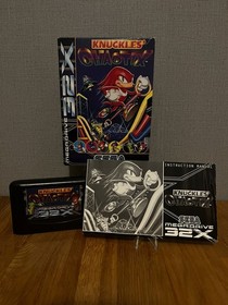 Knuckles Chaotix - SEGA Mega Drive 32x Game w/ Manual! Great condition! Sonic