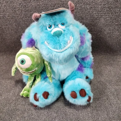 Nuevo juguete de peluche exclusivo de Monster Inc. Sully y Mike de 12 pulgadas de los parques de Disney Foto 1 de 4