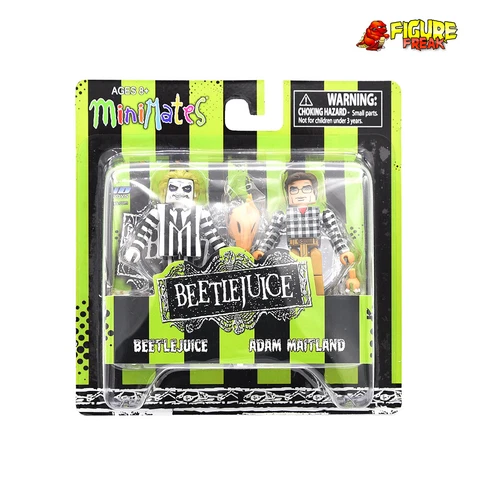 Beetlejuice Movie Minimates TRU Toys R Us Wave 1 Beetlejuice & Adam Maitland Cover