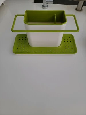 Joseph Joseph Superficie Fregadero Caddy Soporte Esponja Organizar. Verde/blanco Foto 1 de 4