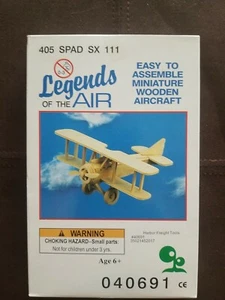 LEGENDS OF THE AIR Wooden Aircraft Airplane Model Kit 405 SPAD SX 111 Sealed - Picture 1 of 4