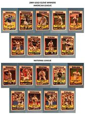 Topps Baseball Card Lots - Gold Glove Winners - 2002-2007 - Complete Sets