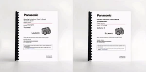 Panasonic Lumix DC-GH6 Instruction Manuals | 909 Pages Two Volume Set - Picture 1 of 1
