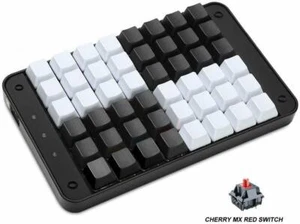 Programmierbare mechanische Tastatur 48 programmierbare Tasten Tastatur Original-Zubehör-Hersteller Gateron rot - Bild 1 von 7