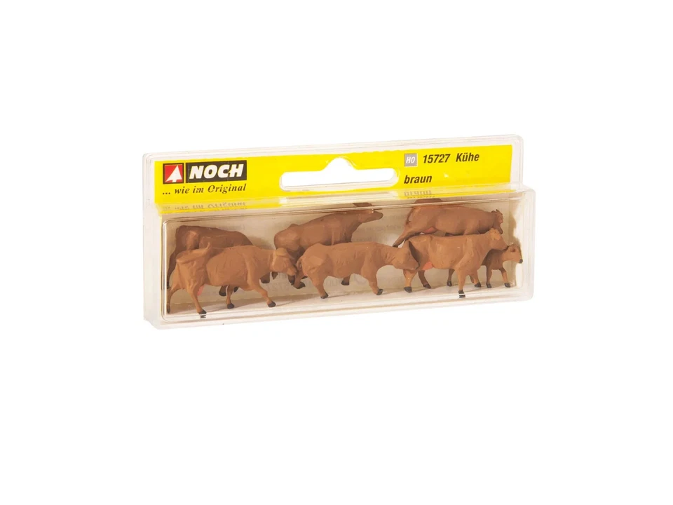 NOCH 15727 HO 1/87 Cows, brown HO 1/87 - Image 1 of 1