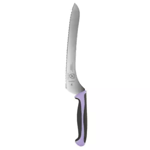 Mercer Culinary Millennia 9" Offset Serrated Bread/Sandwich Knife Purple Handle - Picture 1 of 5