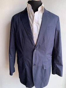 ⭐️ POLO RALPH LAUREN COTTON POPLIN  SPORT COAT JACKET BLAZER MEDIUM  ⭐️ - Picture 1 of 12
