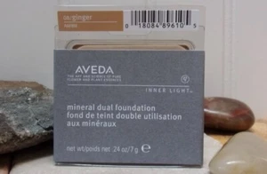 Base doble mineral ligero interior Aveda .24 oz 7 g jengibre 08 nueva descontinuada - Imagen 1 de 1