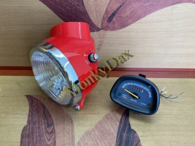Velocímetro y faro Honda Benly CD50 CD70 CD90 CL90 + estuche rojo compatible con SS50 CL50 Foto 1 de 4