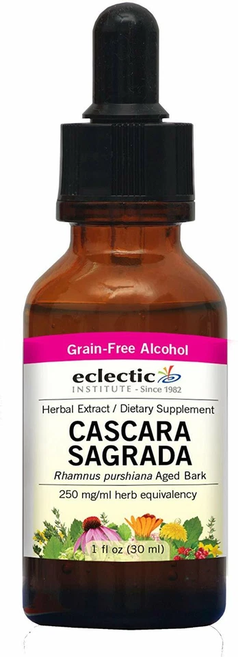 Eclectic Institute Cascara Sagrada Extract,1 液量。 盎司 瓶子 — 第 1/1 张图片